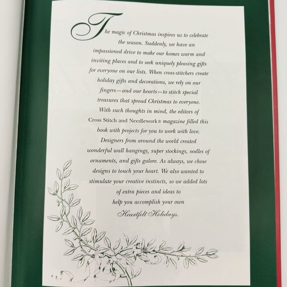 Better Homes & Gardens A Cross-Stitch Christmas Heartfelt Holidays 1999 - Picture 4 of 13